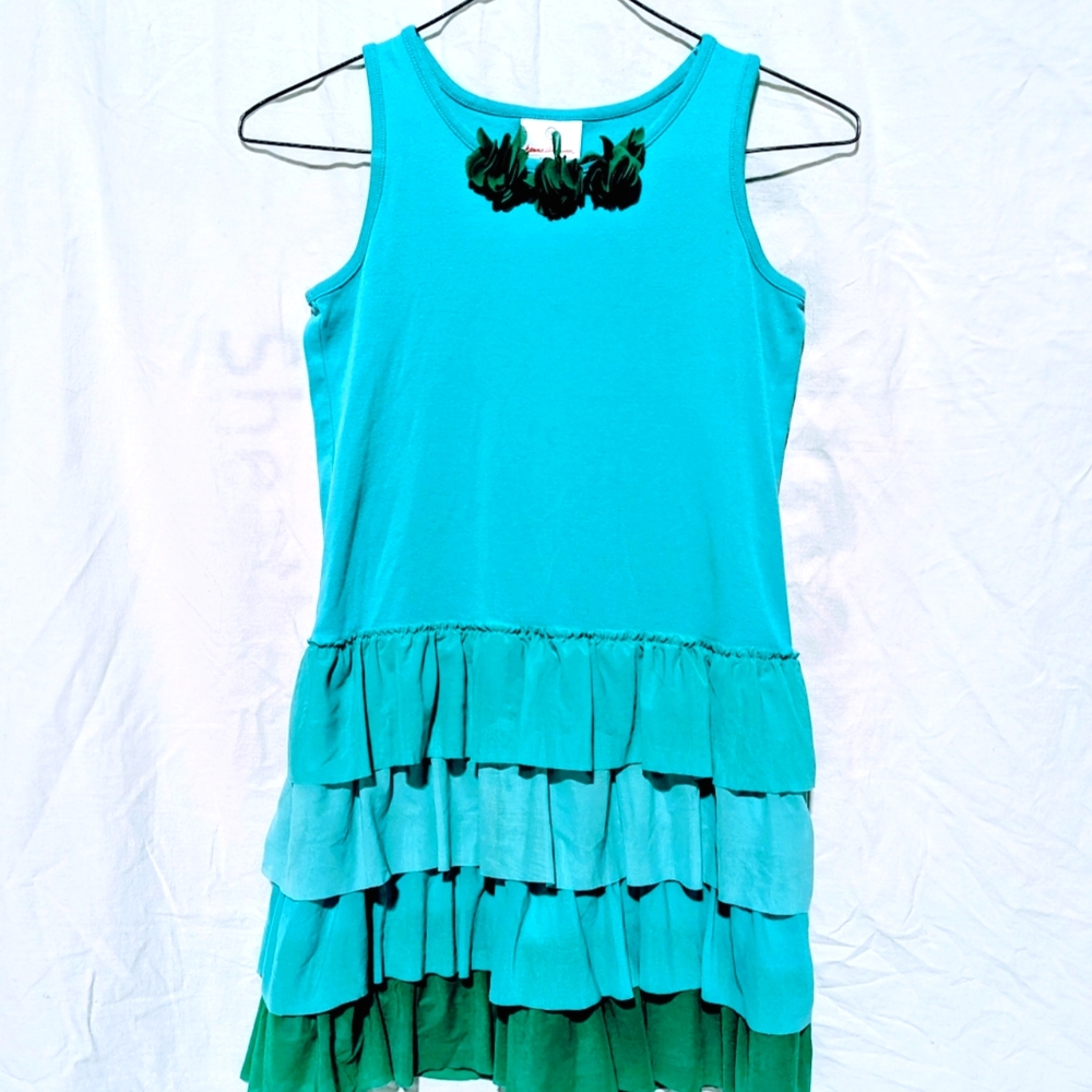 Hanna Andersson Tank Top Ruffle Dress
